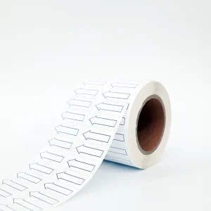 Arrow Label Self Adhesive Label Waterproof PET Customizable Adhesive Labels Custom Shapes for Packaging