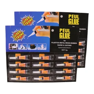 Auto Bonding Metal Glue, 3g 502 Cyanoacrylate Adhesive for Rubber and Construction