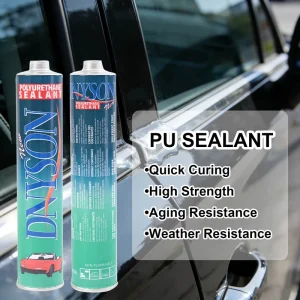 Auto Glass Sealant Glue, 310ml, Waterproof Black Urethane for Car Windshields