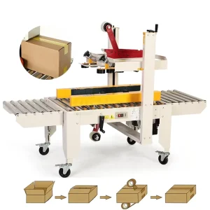 Auto Side Adhesive Cartoon Sealer Automatic Carton Sealing Machine for Industry Machinery End of Packing Line