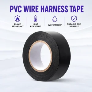 Automotive Wiring Harness Adhesive Tape PVC Waterproof Insulating Electrical Industrial Tape Outdoor Fireproof Wiring Adhesive