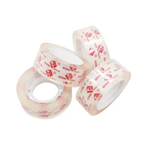 BOMEI PACK Crystal Clear Tape for Dispenser Crafters Stationery Tape for Gift Wrapping Home School Office Supplies