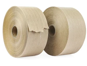 BOMEI PACK Kraft Paper Packing Tape 2.4inch for Heavy Duty Packaging Shipping Moving and Storage