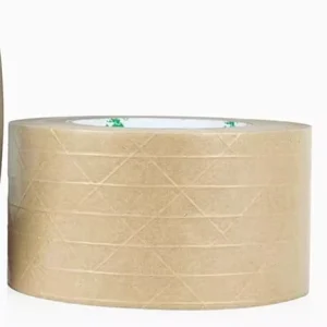 BOMEI PACK Wide Brown Reinforced Kraft Paper Packing Tape 3inch for Heavy Duty Packaging Shipping Moving and Storage