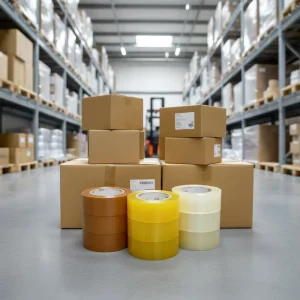 BOPP Acrylic Adhesive Single-Sided Anti-UV Jumbo Roll Carton Sealing Tape