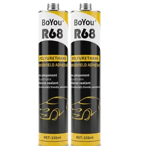 BOYOU Fast Touch dry 310ml Black PU Primerless Polyurethane Sealant for Auto Glass 400ml 600ml