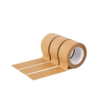 Biodegradable Self Adhesive Hot Melt Single Sided Kraft Paper Packing Tape for Carton Sealing