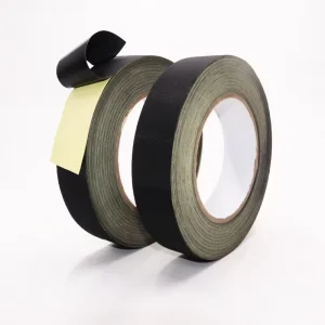 Black Acetate Cloth Heat Resistant Wire Harness Flame Retardant Electrical Insulation Self Adhesive Tape Water Activated Acrylic
