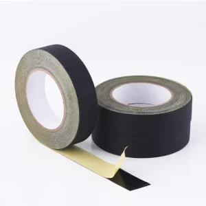 Black Acetate Cloth Tape 130°C Flame Retardant for Wire Harness Bundling Motor Insulation and Cable Fixing
