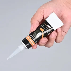 Black Acrylic Tire Repair Glue for Sidewall Cracks and External Damage