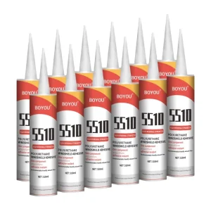 Black Front Windshield Polyurethane Adhesive Sealant