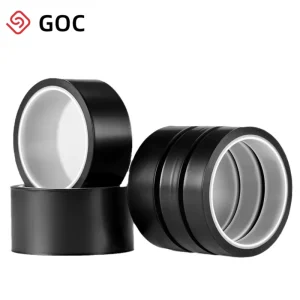 Black Polyimide Tape for EV Battery Module Insulation High Voltage 260°C Heat Resistant Silicone Adhesive Tape Rolls