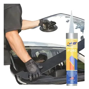 Black Polyurethane PU Sealant for Auto Glass and Windshields, 300ml or 600ml