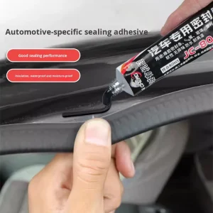 Black Silicone Double Component Adhesive Car Door Soundproofing Seal Strip Waterproof Packing Construction Woodworking