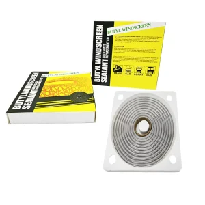 Black or Grey Synthetic Butyl Waterproof Headlamp and Windshield Sealant
