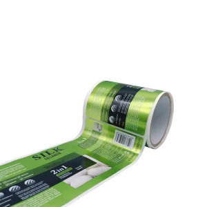 Bright Silver Material Self adhesive Label Roll Transparent Color Digital Self adhesive Label for Various Daily