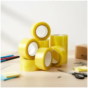Brown BOPP Self Adhesive Carton Sealing Tape with Anti UV Feature Single Sided Acrylic Adhesive