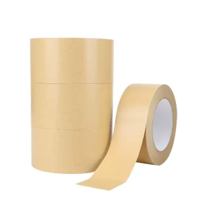 Brown Biodegradable Eco-Friendly Waterproof Self-Adhesive Reinforced Gummed Kraft Paper Carton Sealing Tape