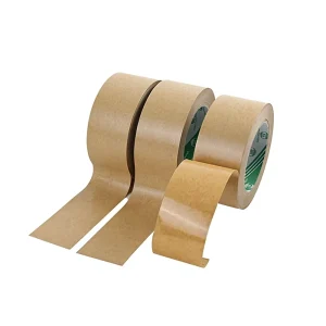 Brown Craft Paper Sealing Tape with Waterproof Coating for Cardboard Cartons and Moving Boxes