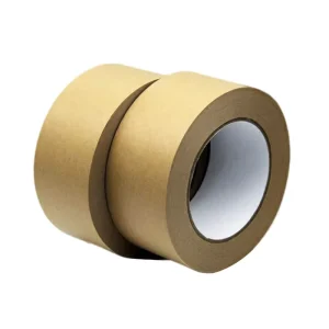 Brown Jumbo Roll Gummed Reinforced Logo Adhesive Self Writable Kraft Tape