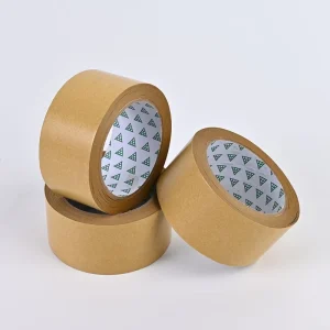 Brown Kraft Paper Tape 48mm Heat-Resistant Acrylic Water-Activated Hot Melt 50m/100m for Carton Sealing
