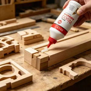Brown PUR Wood Adhesive Solvent-Free for Wood Panel Bonding