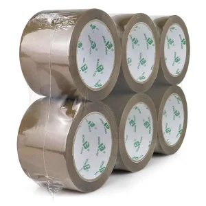 Brown Packing Tape 3 Inch Wide Heavy Duty Brown Packing Tape Refills for Moving Boxes Shipping and Storage