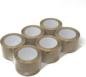 Brown Packing Tape BOPP Jumbo Roll Tape Heavy Duty Packaging Tape For Shipping Packaging Moving Sealing