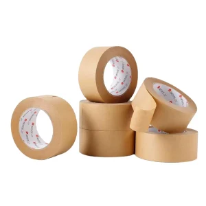 Brown Writable Self-Adhesive Kraft Paper Carton Sealing Packing Tape