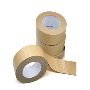 Brown Writable Self-Adhesive Kraft Paper Tape Roll for Box Sealing Packaging and Masking