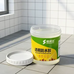 Brush-On Clear Waterproof Adhesive Coating for Roof and Exterior Wall Sealing