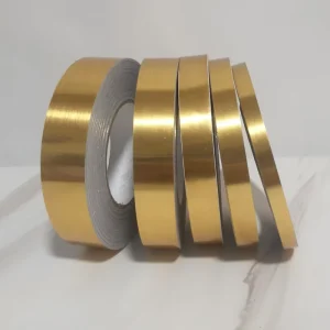 Brushed Golden Silvery Wallpaper Waterproof Seam Wall Stickers Wall Gap Ceiling Home Decoration Self Adhesive Tile Tape