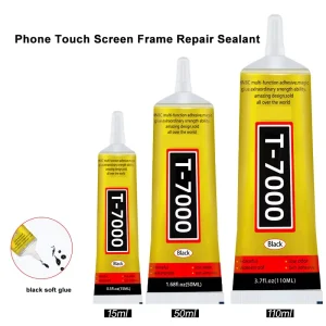 Bu Lai En T7000 Super Acrylic Adhesive Multi Functional Black Mobile Phone Touch Screen Frame Repair Sealant for Construction