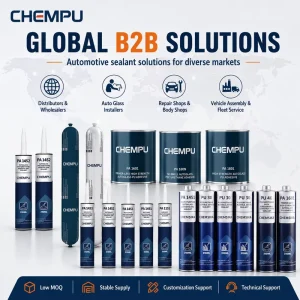 Bulk Order Low VOC Vehicle Glass Adhesive Bonding High Tack Flexible PU Sealant for Fleet Repair Reliable Automotive Adhesive