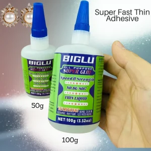 100 g Thin Liquid Cyanoacrylate Glue for Stone, CA Finishing, Woodworking, Model Making and Inlay Work