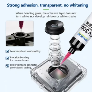 CV3003 UV-Cure Optical Adhesive for Headphones, Monitors, and Electronic Scales