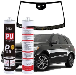 China Manufacture Supply Black PU Windshield Sealant Adhesives Waterproof for Car Window Glasses Bonding