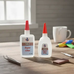Clear 502 Cyanoacrylate Instant Adhesive for Metal