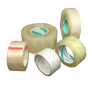Clear BOPP Acrylic Adhesive Single Sided 50mic Anti Slip Carton Sealing Tape