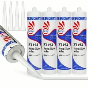 Clear/Black Neutral Cure Silicone Waterproof Non-corrosive Adhesive for Construction Sealing Bonding Window/Door Frames Mirrors