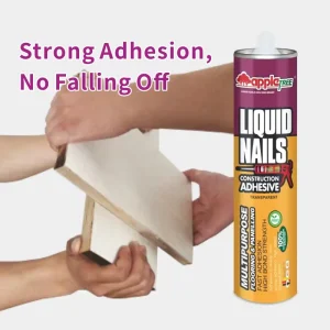 Clear Fast-Curing Silicone Adhesive for Wood Furniture Wall Panels and Ceiling Molding