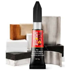 Clear Rapid-Cure Cyanoacrylate Liquid Glue 3 g Tubes Blister Pack for General Purpose Office School and Hardware Use