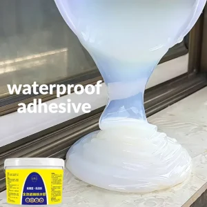 Clear Waterproof Mildew-Resistant Glue for Bathroom Balcony Window Gap Sealing