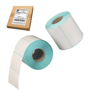 Compostable Self adhesive Barcode Label Roll 4×6 Printer Thermal Transfer Labels