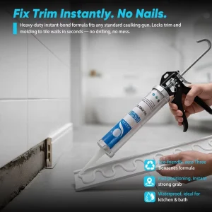 Construction Adhesive 24 Pcs Polyurethane Adhesive Sealant for Aluminum and Stainless Steel