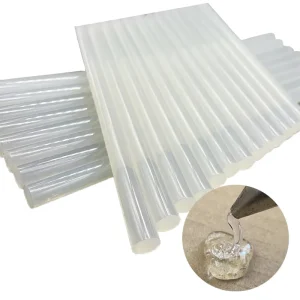 Construction Silicone Bar Resin Hot Melt Glue Stick Good Bonding for General Use on Foam & Plastic Compatible with Glue Gun