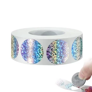 Custom 2D or 3D Silver or Gold Hologram Labels for Security Seals