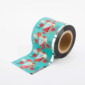 Custom Aluminum Foil Laminated Plastic Film Roll Dried Fruit Flexible Packaging Film Rolling for Food Packaging