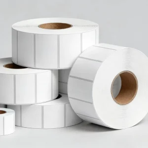 Custom Blank Direct Thermal Label Rolls Printed Self-Adhesive Labels for Storage Organizing
