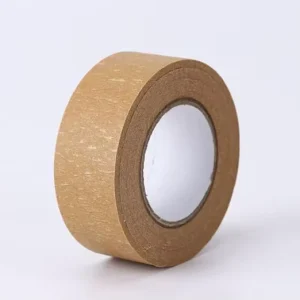 Custom Brown Kraft Paper Tape No Residue Resistant Writable Masking Tape Labeling Roll for Carton Sealing & Packaging